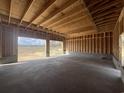 Unfinished garage area with bright, natural light at 713 Horry Rd., Conway, SC 29526