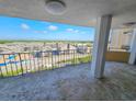 Enjoy stunning community views from this spacious balcony, perfect for relaxing and entertaining outdoors at 9650 Shore Dr. # 706, Myrtle Beach, SC 29572