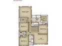 Second floor plan featuring owner's suite, three additional bedrooms, loft, and laundry at 351 Broughton Dr., Myrtle Beach, SC 29579