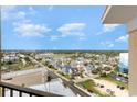 Stunning view of the neighborhood and water from the condo's balcony at 4800 S Ocean Blvd. # 1514, North Myrtle Beach, SC 29582