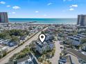 Scenic aerial view of the condo, highlighting ocean view and community pool at 351 Lake Arrowhead Rd. # 2-206, Myrtle Beach, SC 29572