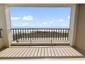 Balcony view of the ocean at 6200 N Ocean Blvd. # 101, North Myrtle Beach, SC 29582