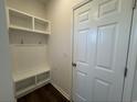 Convenient mudroom with built-in storage bench and coat hooks for organization at 4000 Braid Ct., Myrtle Beach, SC 29588