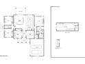 Detailed layout of the home's main floor, showcasing bedrooms, kitchen, and living spaces at 885 Bear Lake Dr., Longs, SC 29568