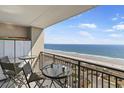 Enjoy stunning oceanfront views from this condo's private balcony at 5523 N Ocean Blvd. # 1506, Myrtle Beach, SC 29577