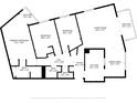 Detailed floorplan showing layout including balconies, bedrooms, living room, and kitchen at 400 20Th Ave. N # 1101, Myrtle Beach, SC 29577