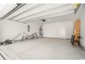 Spacious two car garage with ample room for storage, bikes, and lawn equipment at 508 Chanted Dr., Murrells Inlet, SC 29576