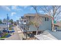 Street view of elevated coastal homes with a glimpse of the architecture and neighborhood charm at 6001-5126 S Kings Hwy., Myrtle Beach, SC 29575