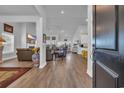 Inviting entrance showcasing open floor plan, hardwood floors, and abundant natural light at 892 Harrison Mill St., Myrtle Beach, SC 29579