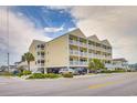 Beach condo with covered parking and private balconies, offering coastal living at its finest at 4601 N Ocean Blvd. # 201, North Myrtle Beach, SC 29582