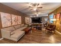 Spacious living room with modern decor, lots of seating, and open concept floorplan at 244 Legends Village Loop, Myrtle Beach, SC 29579