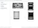 High-end stainless steel KitchenAid appliances featuring cooktop, oven, microwave, dishwasher, and beverage refrigerator at 34 Condor Ct, Pawleys Island, SC 29585