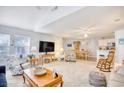 Open-concept living space connecting living and dining areas, with lots of room for entertaining at 4283 Santolina Way # H, Murrells Inlet, SC 29576
