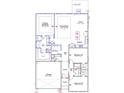 Detailed floor plan showcasing the layout of the home, including bedrooms, bathrooms, kitchen and Gathering room at 899 Agostino Dr., Myrtle Beach, SC 29579