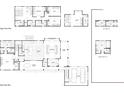 Detailed floor plan showcasing spacious layout with kitchen, bedrooms, living spaces, and garage at 115 S Middleton Dr. Nw, Calabash, NC 28467
