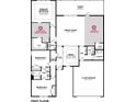 Spacious first-floor layout featuring a primary bedroom, two-car garage, covered patio and open-concept great room at 85 Northbrook Dr, Murrells Inlet, SC 29576