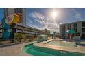 View of the Wave Rider hotel pool at 1600 S Ocean Blvd. # 148, Myrtle Beach, SC 29577