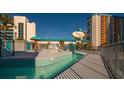 View of the Wave Rider hotel pool at 1600 S Ocean Blvd. # 148, Myrtle Beach, SC 29577