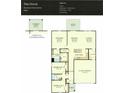 Floorplan for the Dover American Dream Series featuring a 3 bedroom, 2 bathroom, 1-story layout at 1368 Palm Springs Paloma Dr, Longs, SC 29568