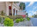 Bahama Sands luxury condominiums is located at 1321 South Ocean Blvd near lush green shrubs and stone at 1321 S Ocean Blvd. # 510, North Myrtle Beach, SC 29582