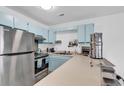 Cozy kitchen featuring stainless steel appliances, and ample counter space at 500 Fairway Village Dr. # 7-D, Myrtle Beach, SC 29588