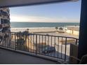 Enjoy ocean views from this unit's private balcony, with views of the beach, parking, and ocean at 9650 Shore Dr. # 304, Myrtle Beach, SC 29572