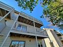 Multi-level patio view showing wooden patio decks against a blue sky backdrop at 1356 Glenns Bay Rd. # 201B, Surfside Beach, SC 29575