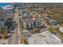 Aerial shot showcasing the condo with a pool and proximity to Myrtle Beach attractions at 4500 S Ocean Blvd. # 9-B, North Myrtle Beach, SC 29582