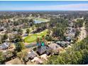 Bird's-eye view of home showcasing its proximity to the golf course at 749 Club Circle, Pawleys Island, SC 29585