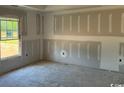 Bedroom during construction featuring a large window that allows ample natural light at 1284 Highway 45, Loris, SC 29569