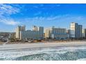 Expansive beachfront featuring multiple high-rise accommodations with easy access to the shoreline at 5200 N Ocean Blvd. # 957, Myrtle Beach, SC 29577