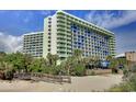 Beautiful view of Coral Beach Resort showcasing multiple balconies and ocean views at 1105 S Ocean Blvd. # 1224, Myrtle Beach, SC 29577