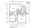 First floor plan displaying dimensions of each room including Great Room, Dining Room, and Garage at 1494 Hardwick Rd., Conway, SC 29526