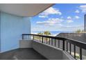 This balcony offers stunning ocean views and a glimpse of the beautiful beach at 2401 S Ocean Blvd. # 259, Myrtle Beach, SC 29577