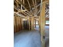 View of the unfinished interior, illustrating framing and potential room layouts at 4028 Copperhead Rd., Conway, SC 29527