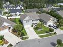 Scenic aerial view of a charming home nestled within a peaceful neighborhood at 1101 Bronwyn Circle, North Myrtle Beach, SC 29582