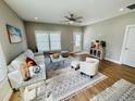 Bright and airy living room featuring stylish decor, hardwood floors, and ample seating at 2604 Willow St., North Myrtle Beach, SC 29582