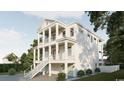 Stylish three-story home with a double porch and a side entrance garage for added convenience at 914 Perrin Dr., North Myrtle Beach, SC 29582