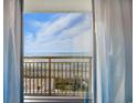 View from the condo of the ocean and beach at 7200 N Ocean Blvd. # 1053, Myrtle Beach, SC 29572