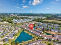 An aerial of condo complex with ponds, manicured landscaping and easy highway access at 117 Butkus Dr. # 5, Myrtle Beach, SC 29588