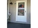Charming entryway with door and hanging decorations at 4396 Baldwin Ave. # C-24, Little River, SC 29566