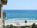 Enjoy unobstructed views of the beach and the ocean from the balcony of this condo at 9994 Beach Club Dr. # 706, Myrtle Beach, SC 29572