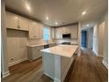 Well-lit kitchen boasting a spacious island, stainless steel appliances and ample counter space at 1209 Lady Bird Way, North Myrtle Beach, SC 29582