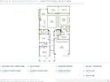 Detailed floor plan showcasing the layout of the home, including bedrooms, bathrooms, and living spaces at 9059 Binnicker Dr., Murrells Inlet, SC 29576