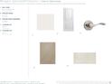 Interior selections featuring flooring, door hardware, and paint samples at 9059 Binnicker Dr., Murrells Inlet, SC 29576