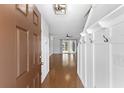 Inviting entryway with hardwood floors and a view into the bright, open living space at 356 Whipple Run Loop, Myrtle Beach, SC 29588