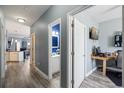 Hallway view, showcasing the home's layout with access to bedrooms, bathroom, and main living areas at 155 Westhaven Dr. # 14D, Myrtle Beach, SC 29579