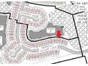 Map showing the location of the real estate property in a residential area at 1835 Berkley Village Loop, Myrtle Beach, SC 29579