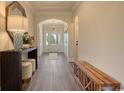 Inviting foyer showcases wood floors, archways, and a decorative console table at 1063 Laconic Dr., Myrtle Beach, SC 29588