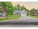 Charming single-story home with manicured front yard and two car garage at 1249 Trent Dr., Murrells Inlet, SC 29576